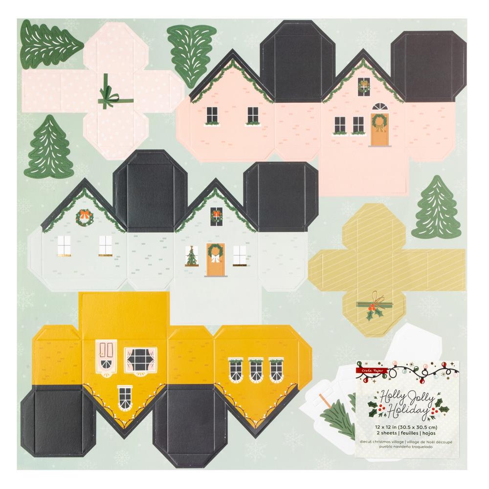 Crate Paper - Holly Jolly Holiday papír karácsonyi falu - 2. kép