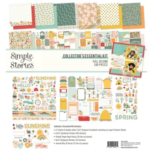 Simple Stories Collector's Essential Kit 12"X12" - Full Bloom