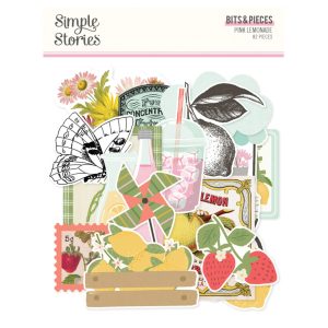 Simple Stories papírkivágatok – Pink Lemonade