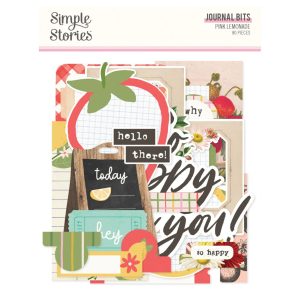 Simple Stories papírkivágatok naplózáshoz – Pink Lemonade