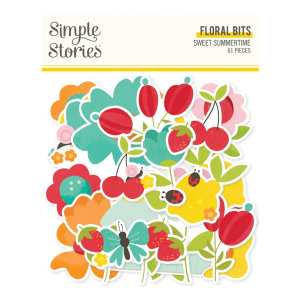 Simple Stories virágos papírkivágatok – Sweet Summertime