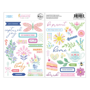 Paige Evans Crafted Moments Rub-Ons matrica