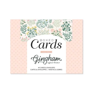 American Crafts - Crate Paper Gingham Garden üdvözlőkártya készlet