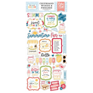 Echo Park Paper 6″X13″ chipboard matricák words&phrases – Have A Great Summer