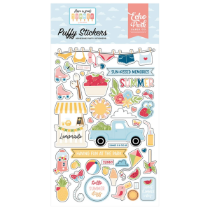 Echo Park Paper pufi matricák - Have A Great Summer