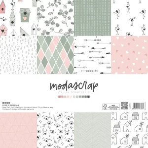 ModaScrap – Love is in the Air 12"x12" scrapbook papírkészlet