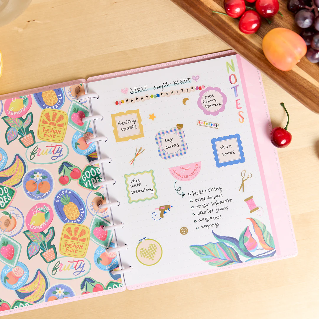 Happy Planner DELUXE Classic discbound jegyzetfüzet – Sunshine Splash - Image 4