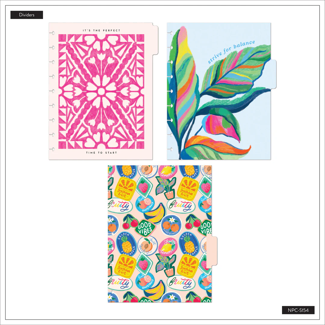 Happy Planner DELUXE Classic discbound jegyzetfüzet – Sunshine Splash - Image 7