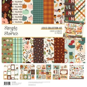 Simple Stories Cider & Donuts scrapbook collection kit