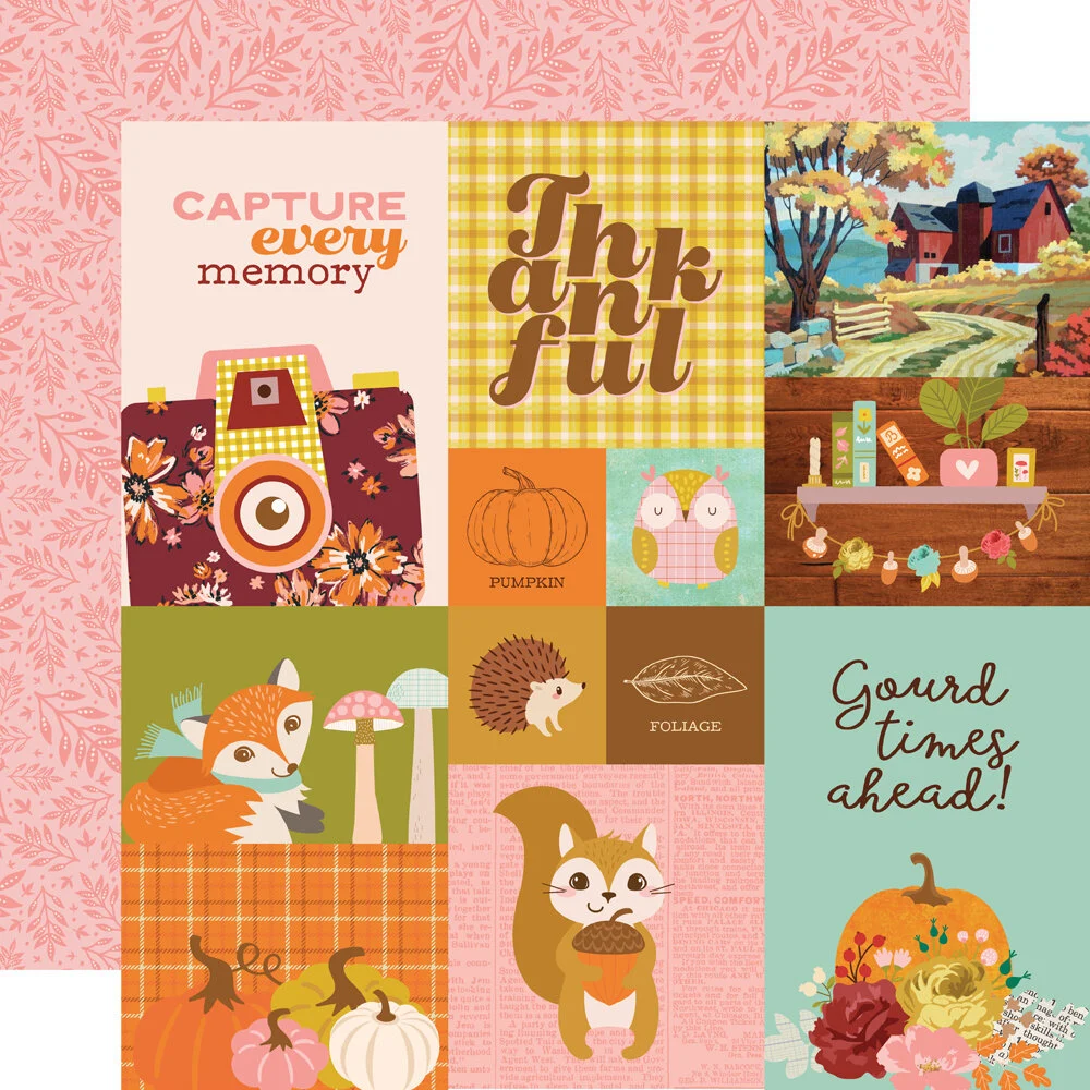 Simple Stories Pumpkins & Plaid collection kit 12"×12" - 5. kép