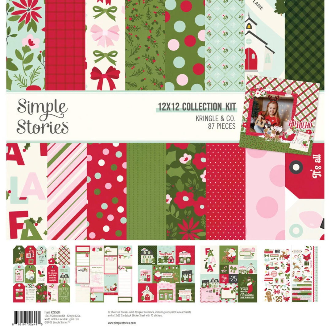 Simple Stories Kringle & Co. collection kit 12"×12"