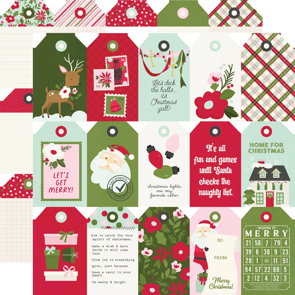 Simple Stories Kringle & Co. collection kit 12"×12" - 4. kép