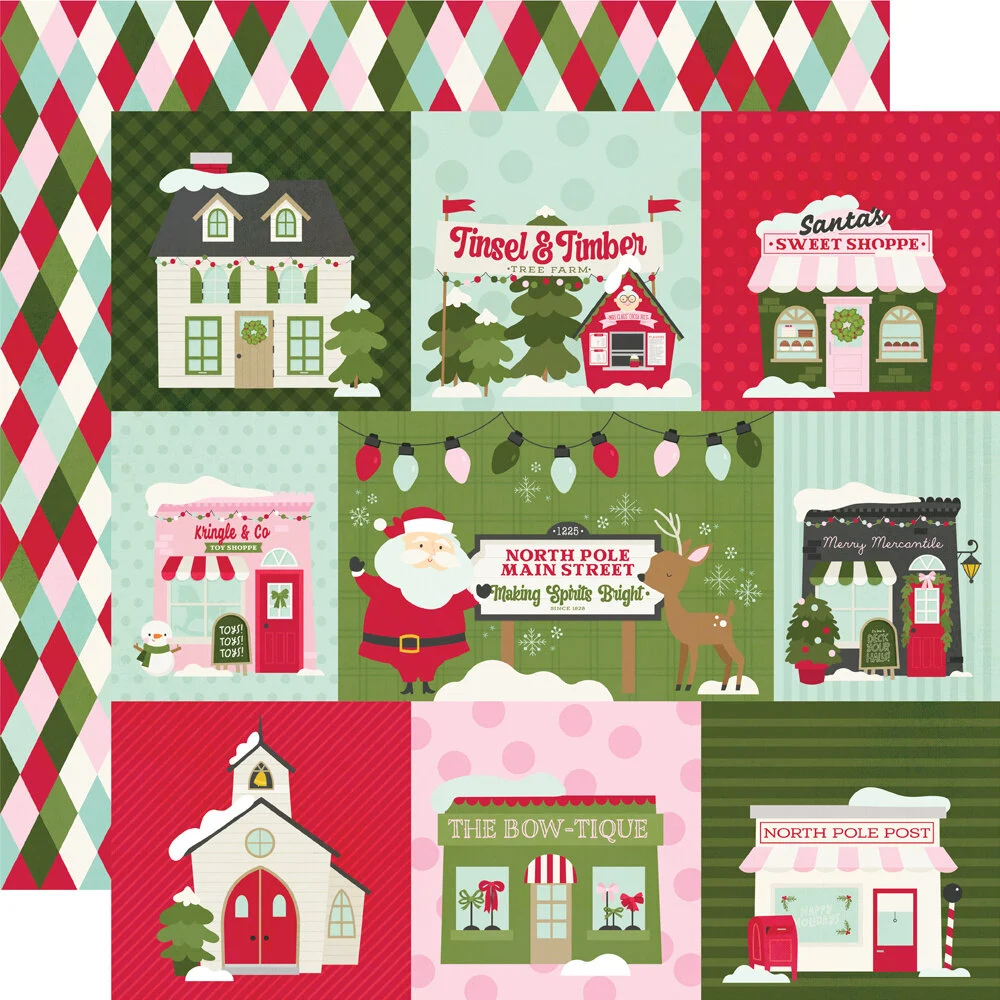 Simple Stories Kringle & Co. collection kit 12"×12" - 5. kép