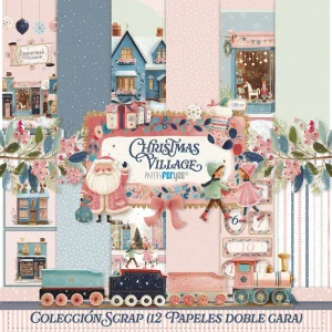 Papers For You Christmas Village kétoldalas scrapbook papírkészlet 12×12"