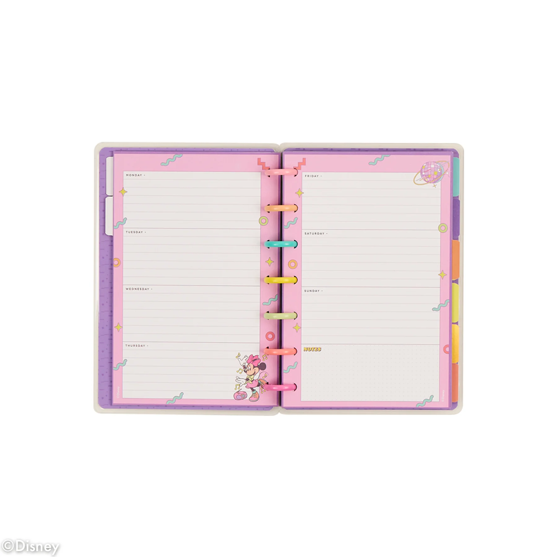 Happy Planner Mini Disney Mickey Mouse & Friends Retro dátumozatlan határidőnapló - 4. kép