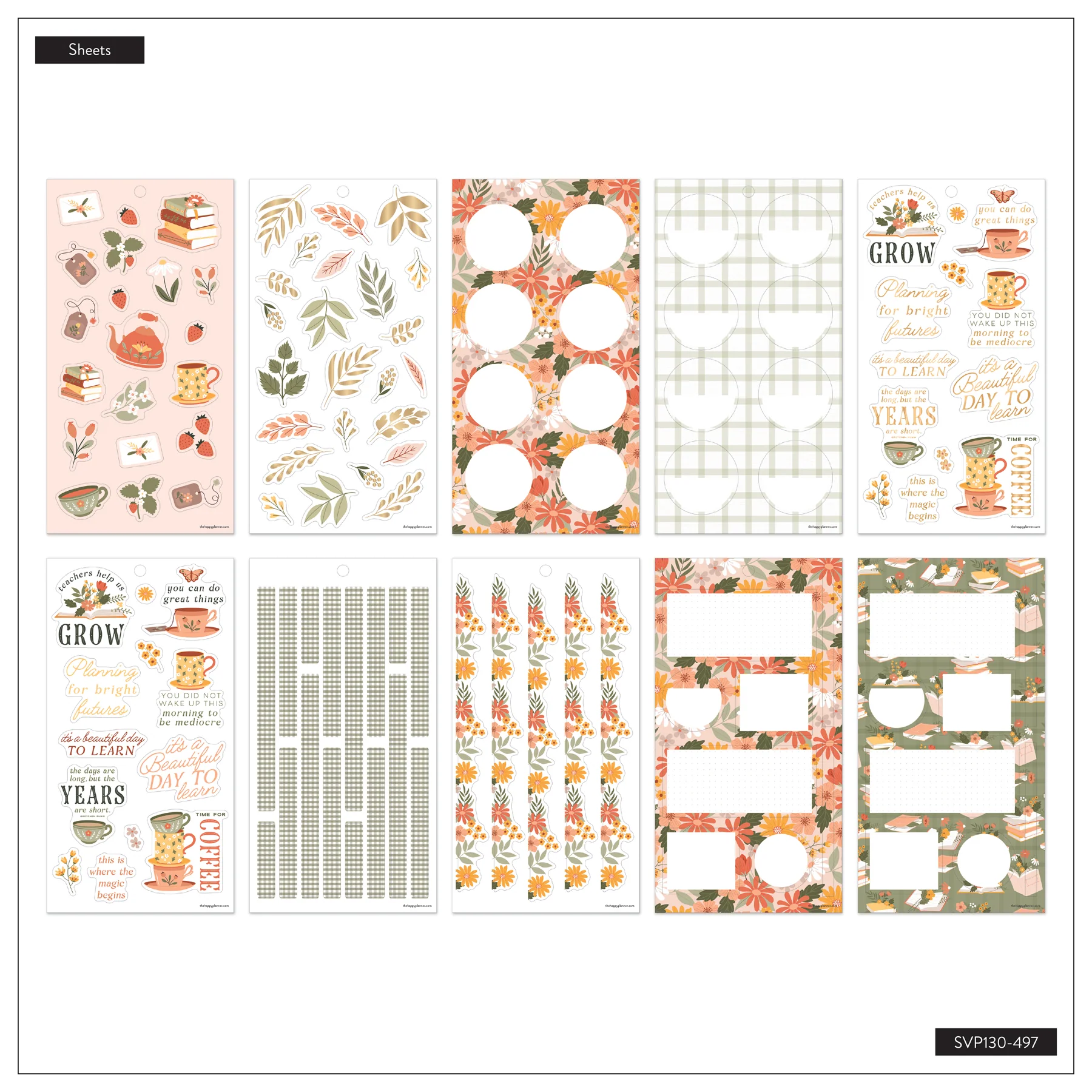 Happy Planner Reading Hour Teacher Big Value Pack matricacsomag - 4. kép