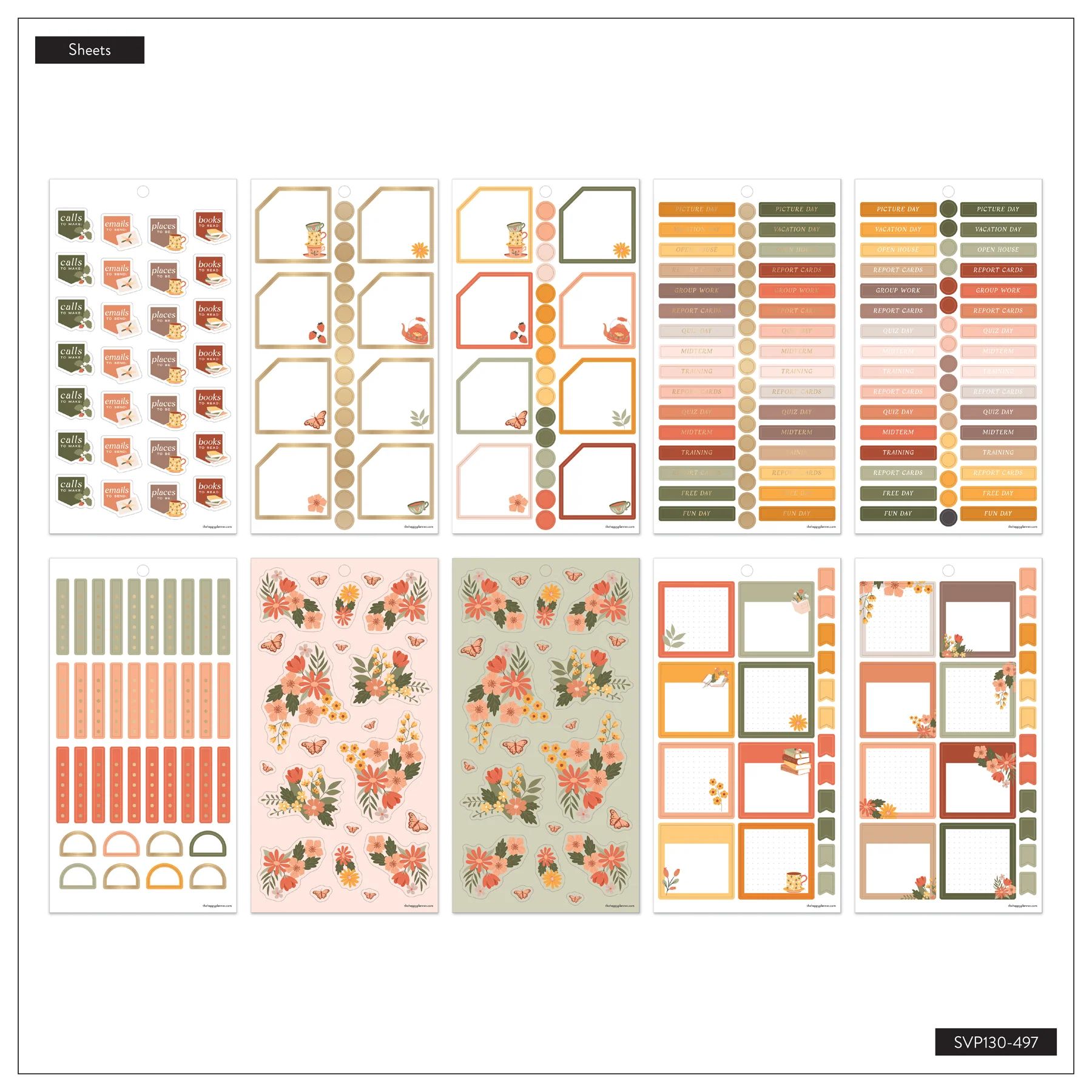 Happy Planner Reading Hour Teacher Big Value Pack matricacsomag - 5. kép