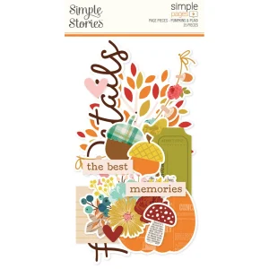 Simple Stories Pumpkins & Plaid Simple Pages Pieces papírkivágatok