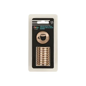 Happy Planner fém albumkorong készlet – Latte Coffe Cup (11 db)