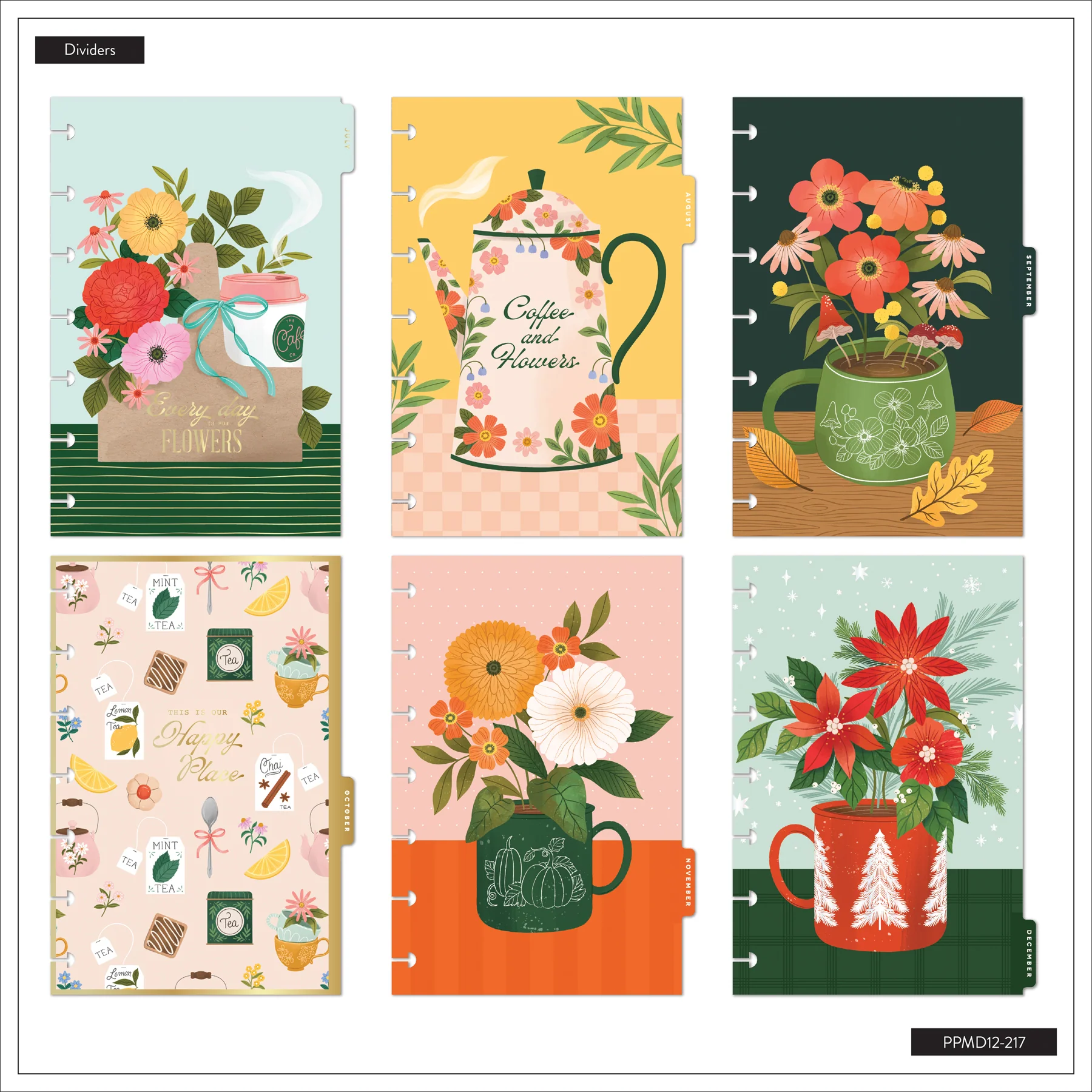 Happy Planner Mini 12 havi discbound tervező - Petal Press - 6. kép