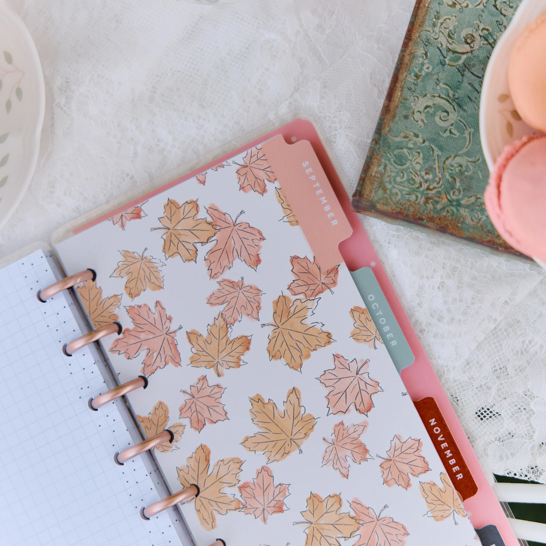 Happy Planner Skinny Classic 12 havi discbound tervező - Seasonal Sidewalks - 2. kép