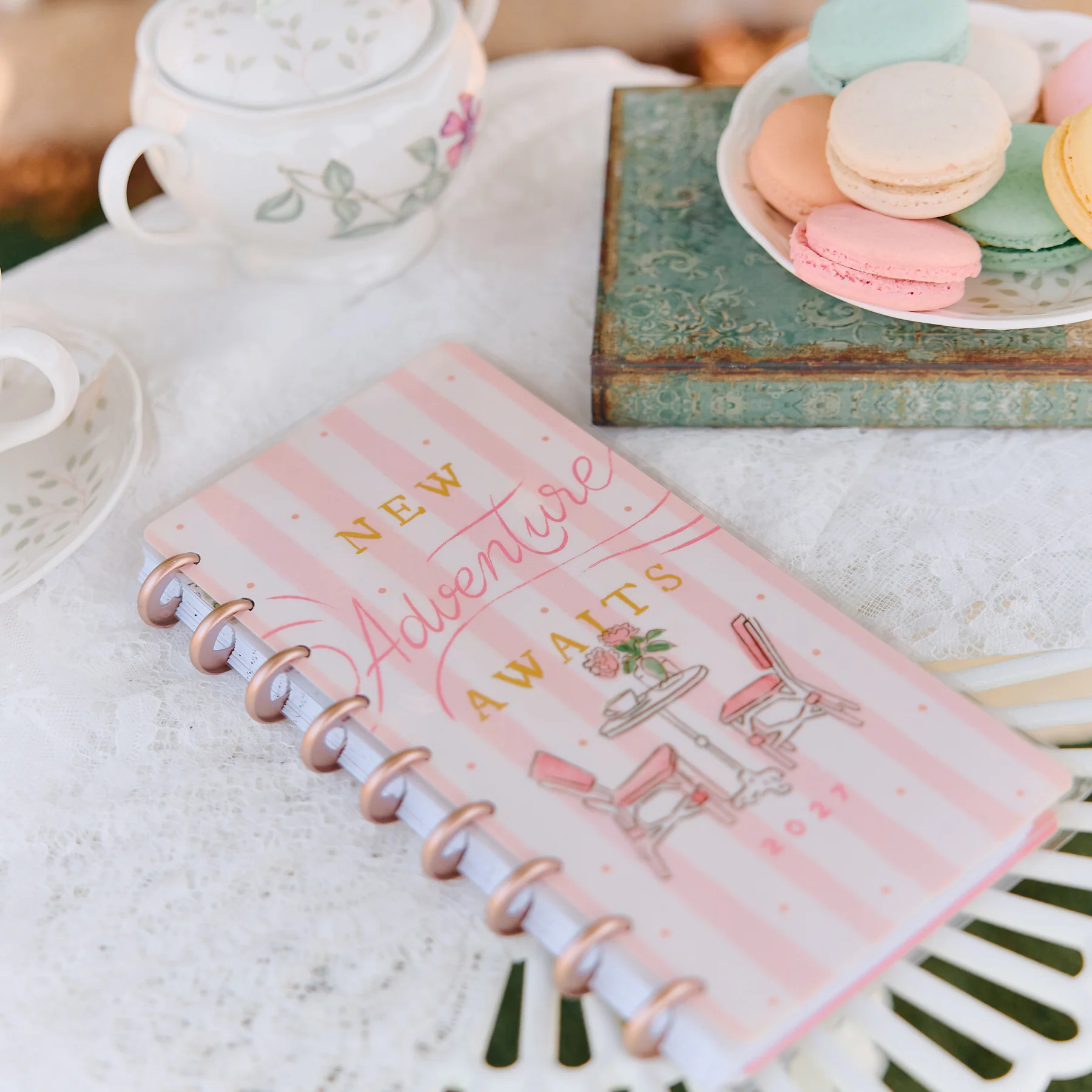 Happy Planner Skinny Classic 12 havi discbound tervező - Seasonal Sidewalks - 4. kép