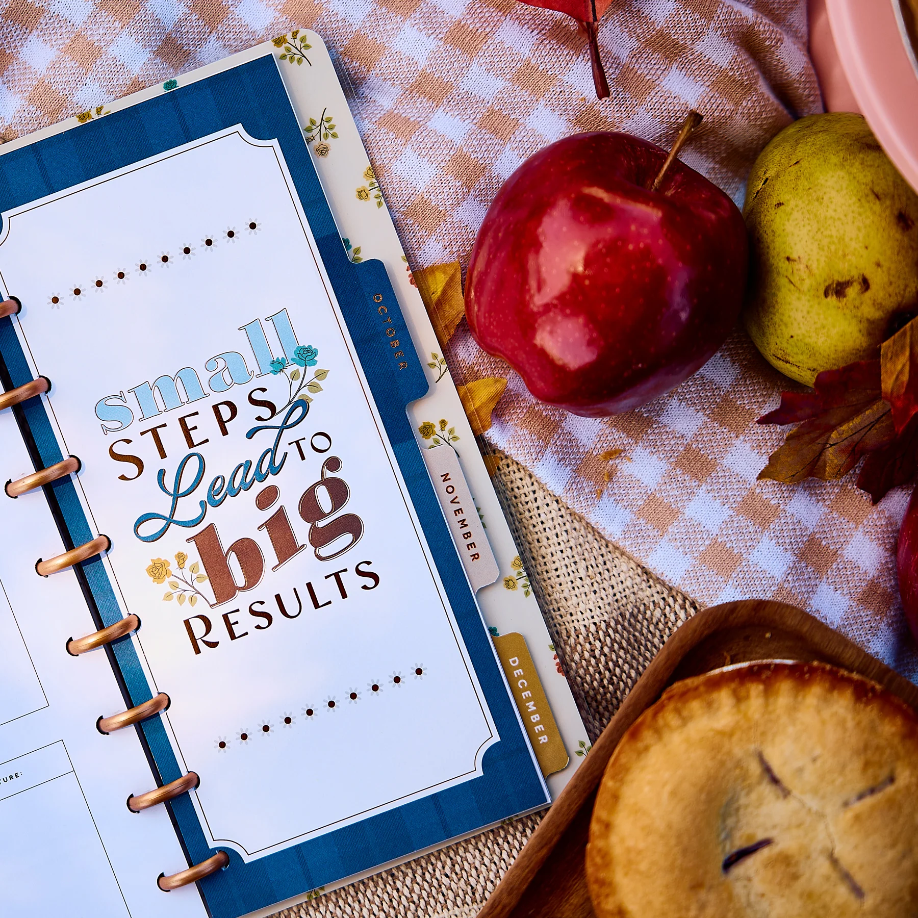 Happy Planner Skinny Classic 12 havi discbound tervező - Fall Picnic - 3. kép