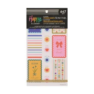 Happy Planner kiegészítő matricacsomag – Little Garden