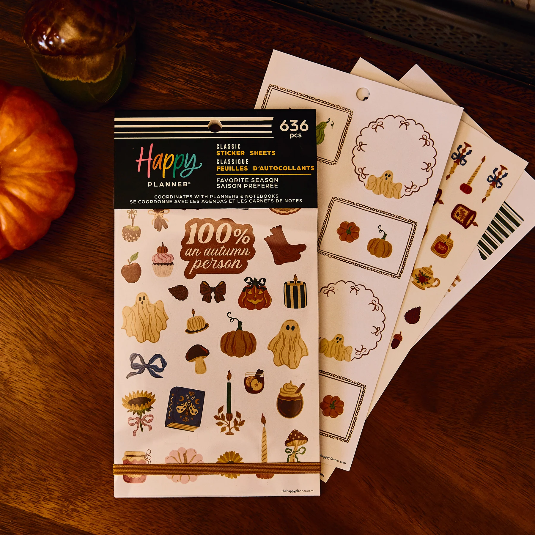 Happy Planner kiegészítő matricacsomag – Favorite Fall Season - 6. kép