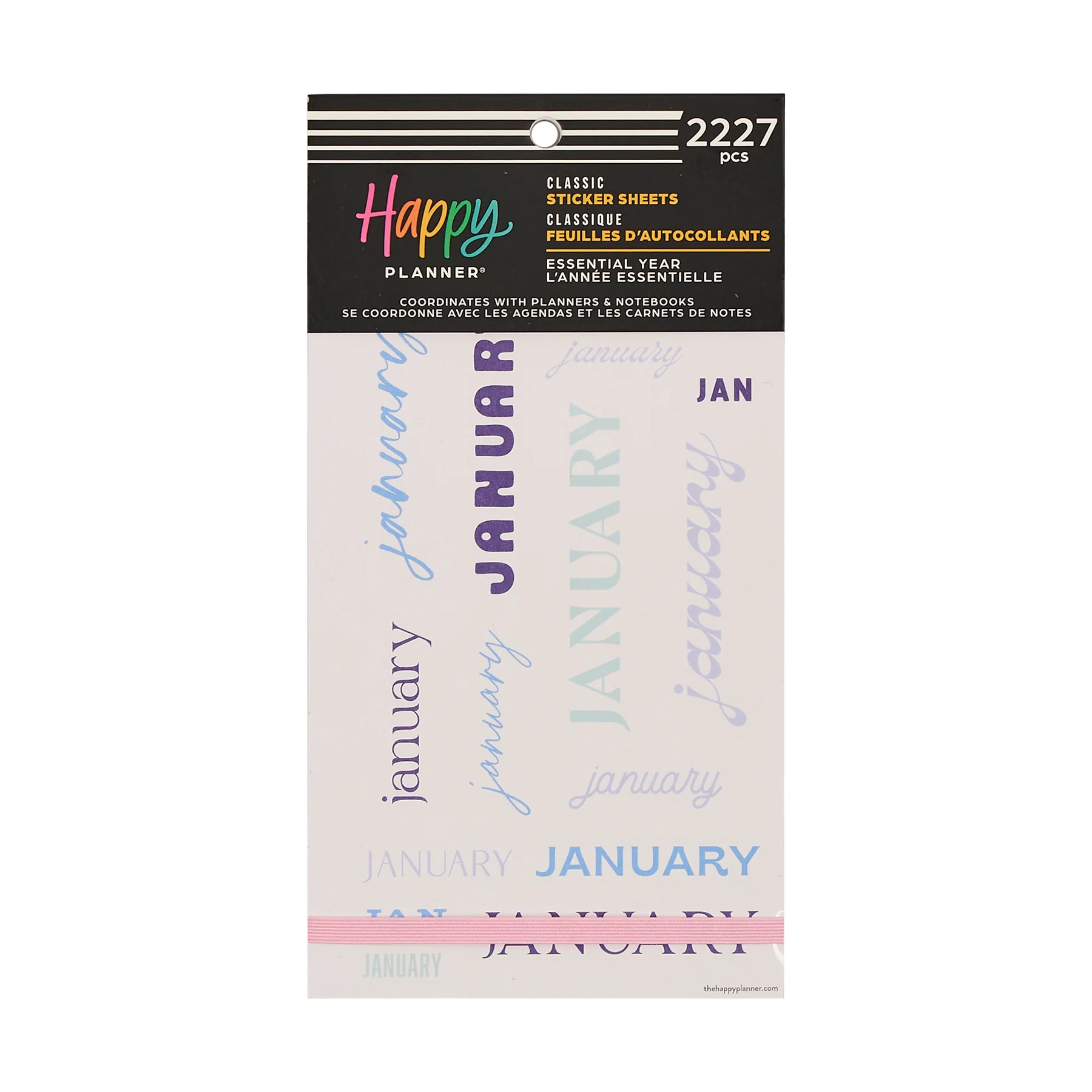 Happy Planner kiegészítő matricacsomag – Essential Year